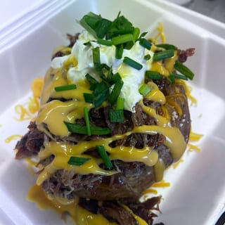 BBQ Pulled Pork Baked Potato
