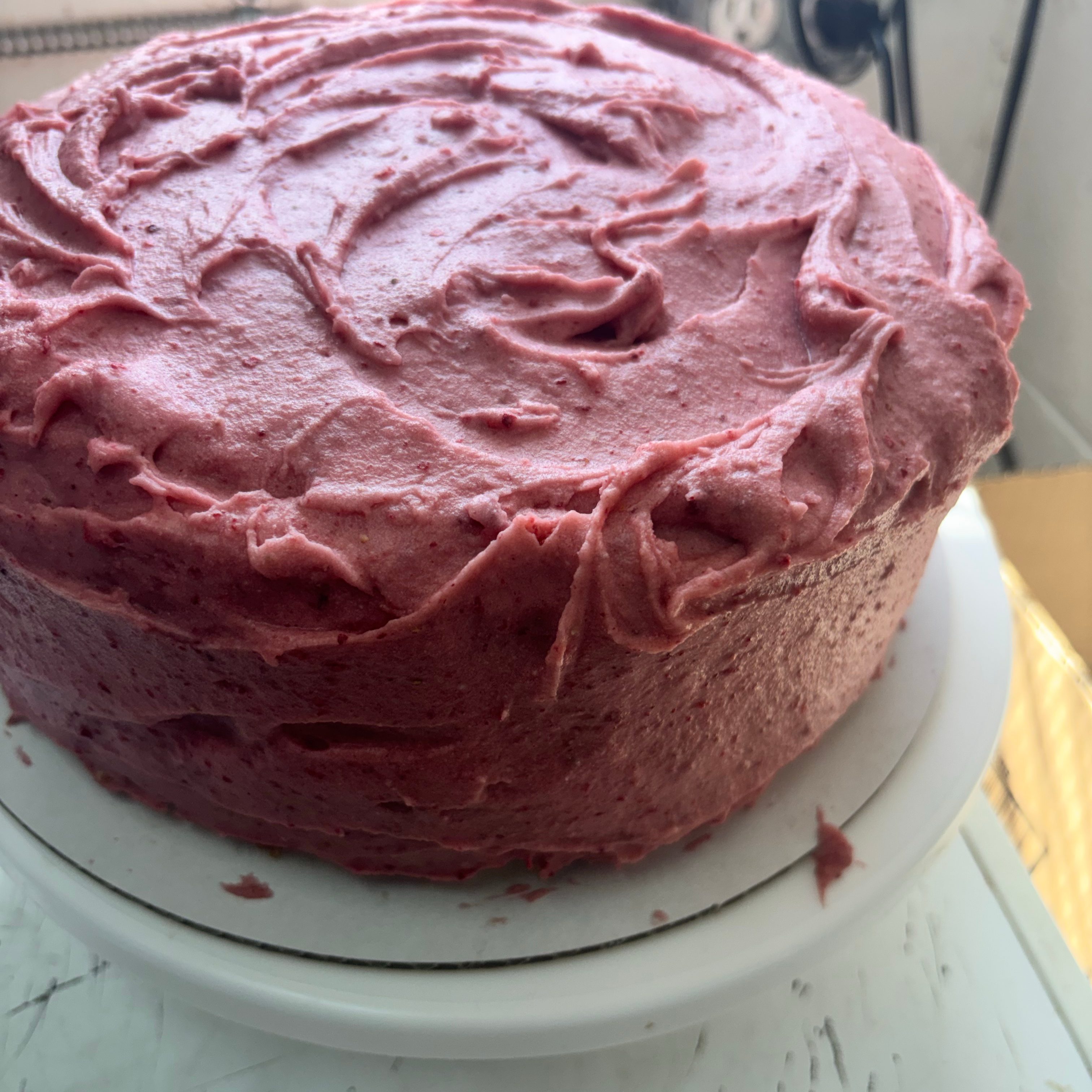 Fresh Strawberry Cake.