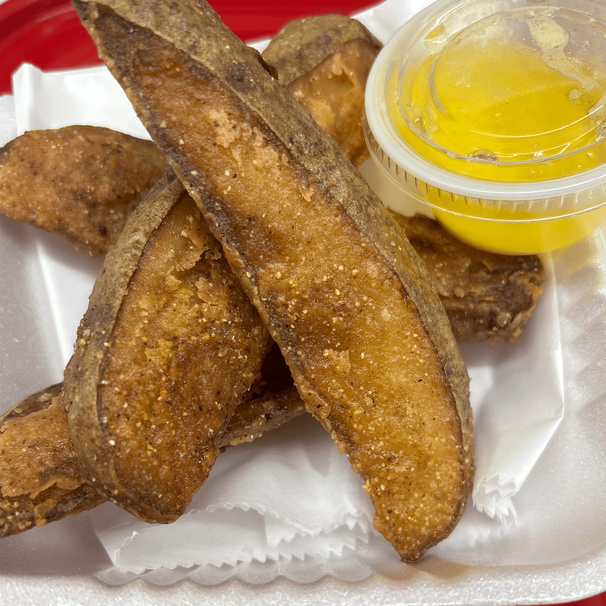 Broasted Potato Wedges.