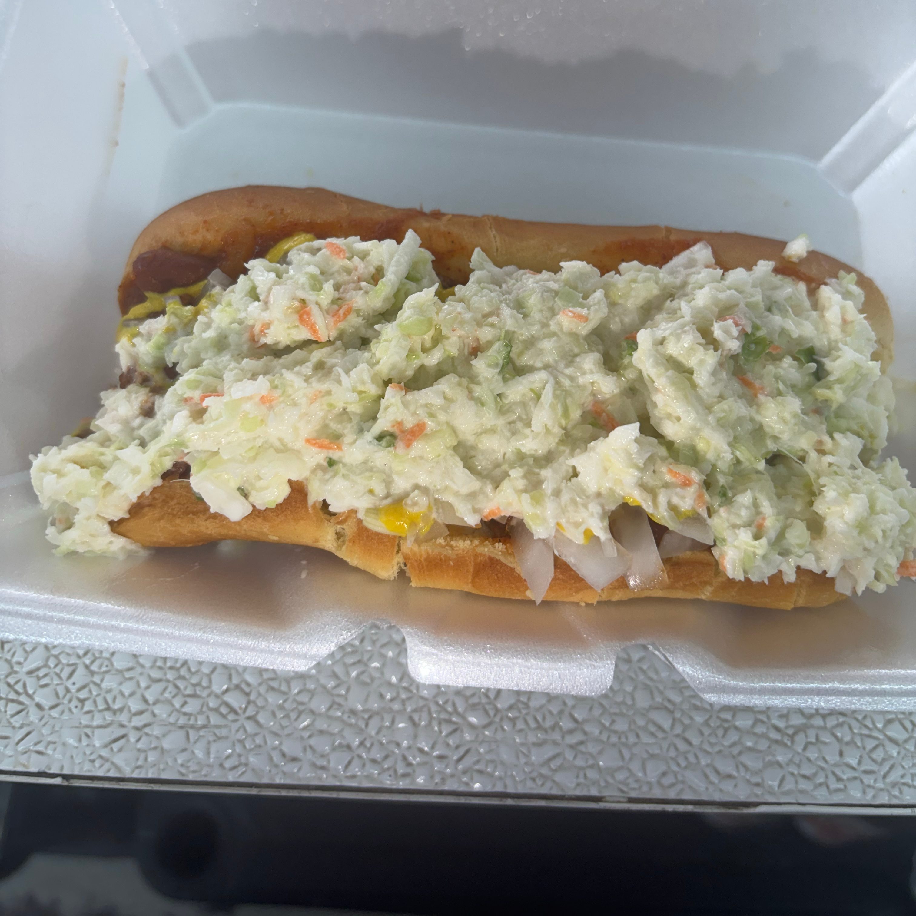 Carolina Slaw Dog.