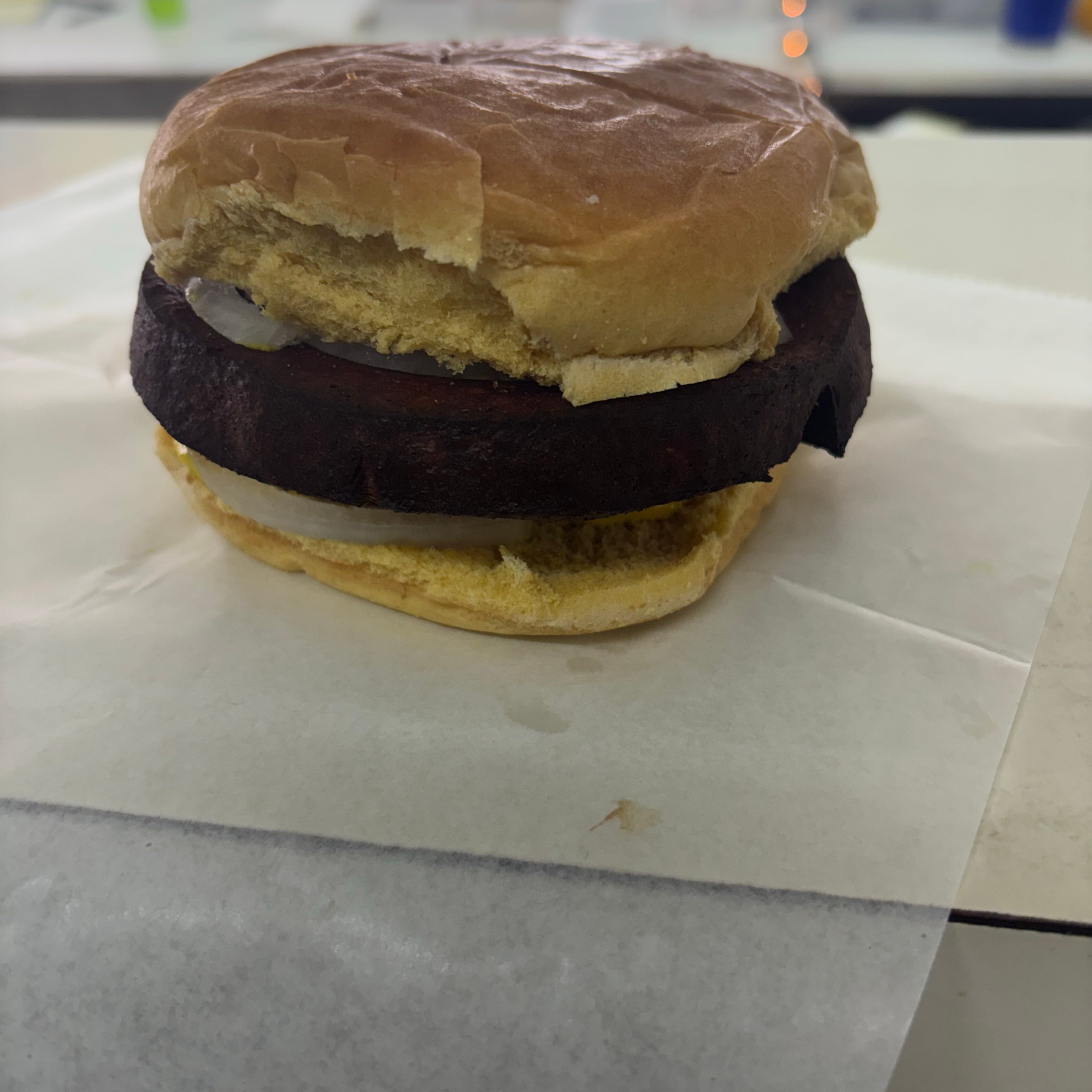 Fried Bologna Sandwich.