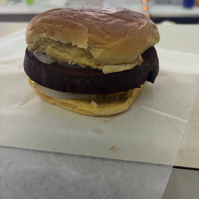 Fried Bologna Sandwich.