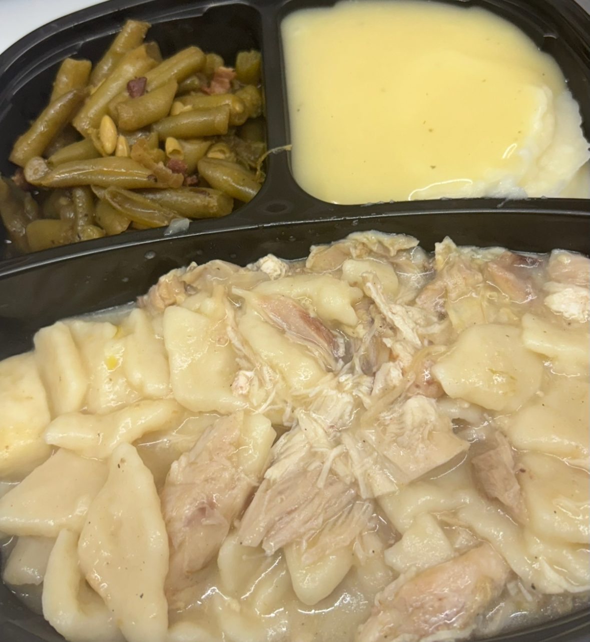 Homemade Chicken and Dumplings.