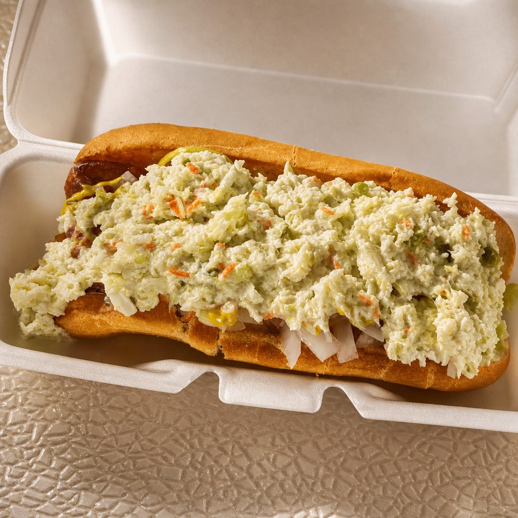 Carolina Slaw Dog.