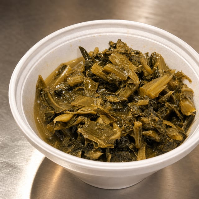 Mixed Greens With Smoked Turkey.