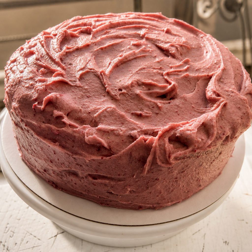 Fresh Strawberry Cake.