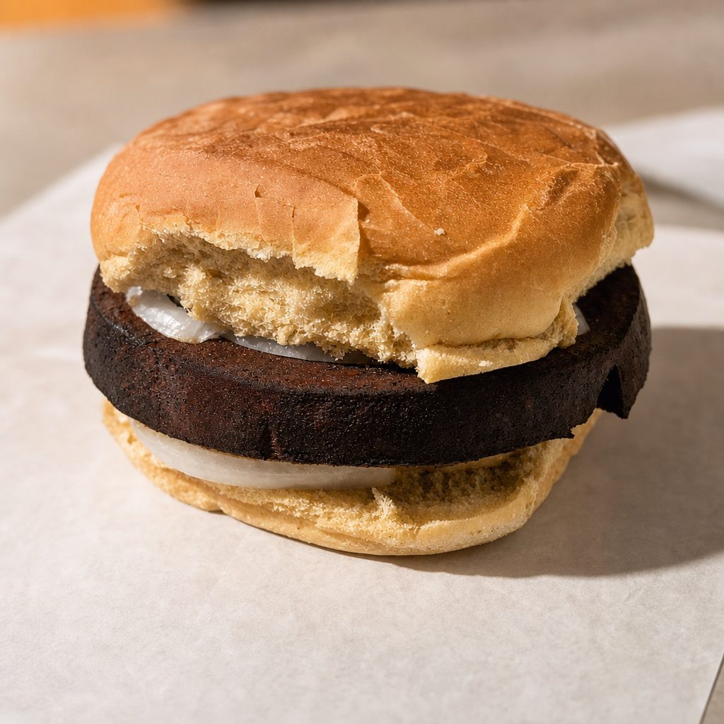 Fried Bologna Sandwich.